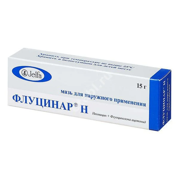 ФЛУЦИНАР Н мазь (туба) 0.025% - 15г N1 (БАУШ ХЕЛС, ПОЛЬША)