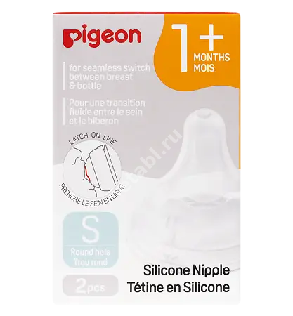 ПИДЖЕН (Pigeon) соска силик. Перистальтик плюс 1м+ р.S 78541 N2 (Нихонбаси Хисамацутё, ТАИЛАНД)