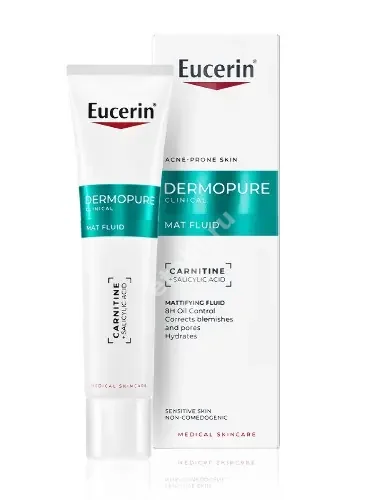 ЭУЦЕРИН (EUCERIN) Dermopure флюид увлаж д/проблемн кожи матирующий 40мл (БАЙЕРСДОРФ, ПОЛЬША)