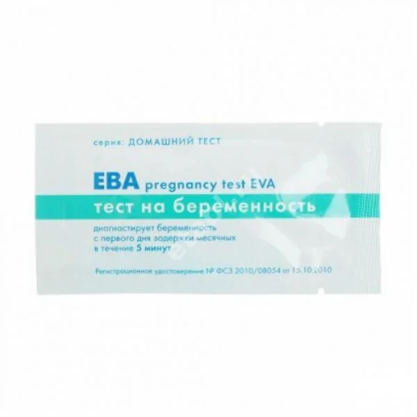 ТЕСТ НА БЕРЕМЕННОСТЬ Eva полоска N1 (В.Х.П.М., США)