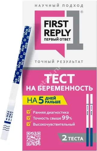 ТЕСТ НА БЕРЕМЕННОСТЬ Первый ответ полоска N2 (В.Х.П.М., США)