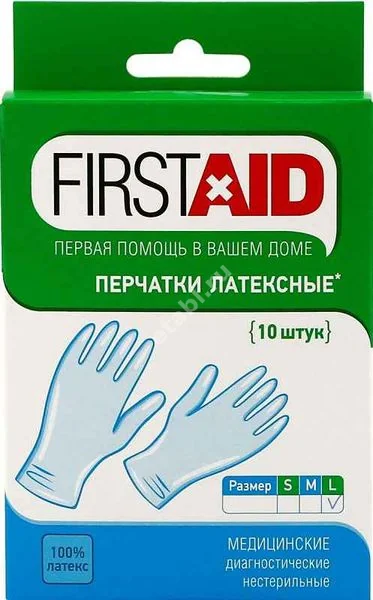 ПЕРЧАТКИ МЕДИЦИНСКИЕ нестер. латекс р.L (5пар) N10 (ТГ Медикал, МАЛАЙЗИЯ)