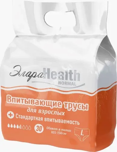 ЭЛАРА HEALTH трусы при недержании Нормал р.L N30 (Яншенг Интернейшнл, КИТАЙ)
