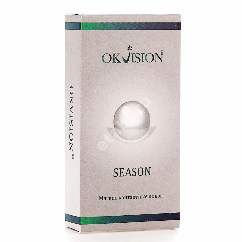 ЛИНЗЫ КОНТАКТНЫЕ Okvision Season 2шт традиц 3мес дневн б/цв -4.00 8.6 (Нью Био , РЕСПУБЛИКА КОРЕЯ)