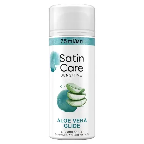 ЖИЛЛЕТТ Satin Care гель д/бритья д/жен 75мл Алоэ вера (Жиллетт Ю К Лтд, ВЕЛИКОБРИТАНИЯ)