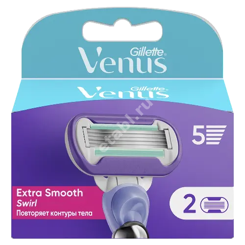 ЖИЛЛЕТТ кассеты Venus Swirl N2 (ПРОКТЕР & ГЕМБЛ , ПОЛЬША)