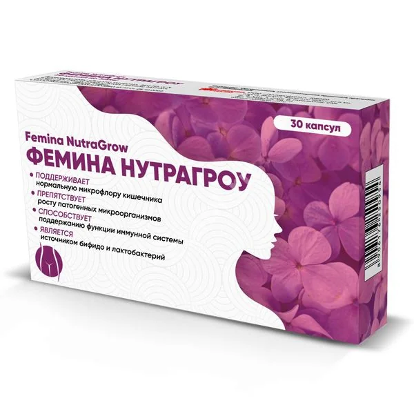 ФЕМИНА НУТРАГРОУ капс. 0.33г N30 (Босоник Велнесс, ИНДИЯ)