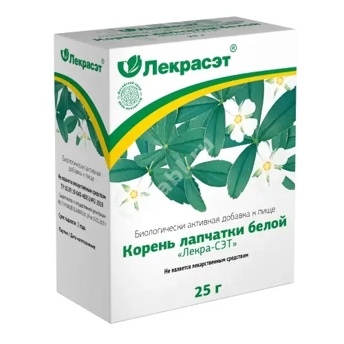 ЛАПЧАТКА БЕЛАЯ КОРНЕВИЩА 25г N1 (Лекра-СЭТ, РФ)
