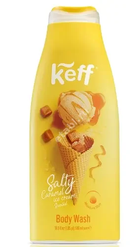 КЕФФ (KEFF) крем-гель д/душа 500мл Соленая карамель (Сано Интернешенл, ИЗРАИЛЬ)