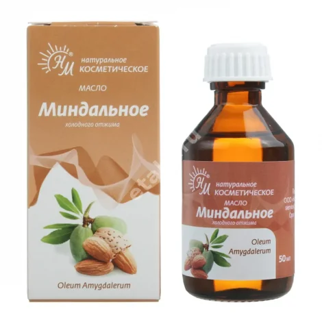 МАСЛО КОСМЕТИЧЕСКОЕ Миндальное 50мл (Натуральные масла, РФ)
