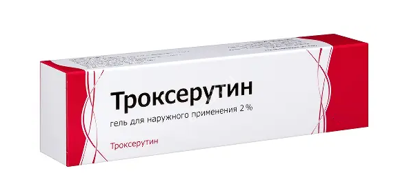 ТРОКСЕРУТИН гель д/наруж. прим (туба) 2% - 100г N1 (Тульская Ф.Ф., РФ)