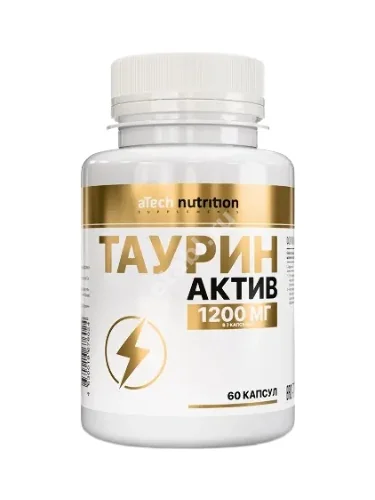 ТАУРИН АКТИВ Атеч Нутритион (aTech Nutrition) капс. 0.72г N60 (Арсенал Атлета, РФ)