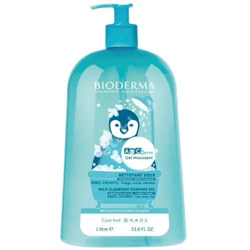 БИОДЕРМА ABCDerm гель очищающий детский 1л (Наос, ФРАНЦИЯ)
