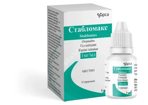 СТАБЛОМАКС капли глазн. (фл.-кап.) 1% - 5мл N1 (Мейкерс Лабораториз Лимитед, ИНДИЯ)
