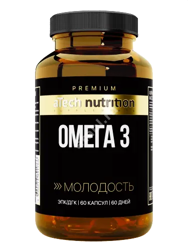 ОМЕГА-3 Атеч Нутритион (aTech Nutrition) капс. (банк.) 1.35г N60 (Арсенал Атлета, РФ)