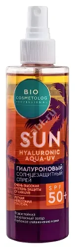 ФИТОКОСМЕТИК Bio Cosmetolog Professional спрей солнцезащит SPF50+ гиалуроновый 150мл (Фитокосметик, РФ)