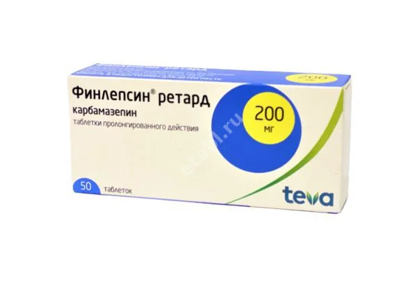 ФИНЛЕПСИН табл. 200мг N50 (ТЕВА, ПОЛЬША)