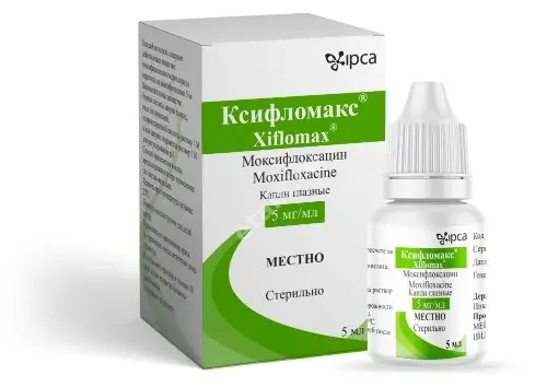 КСИФЛОМАКС капли глазн. (фл.-кап.) 5мг/мл - 5мл N1 (Мейкерс Лабораториз Лимитед, ИНДИЯ)