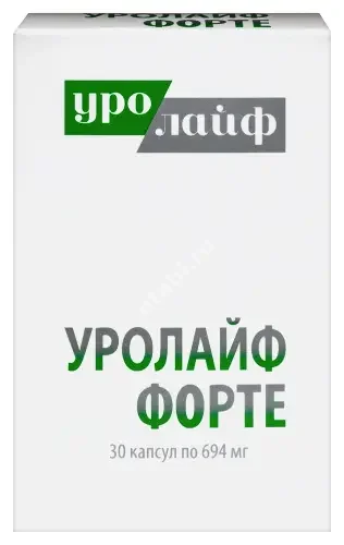 УРОЛАЙФ ФОРТЕ капс. 0.694г N30 (Ривьера Биотек, РФ)