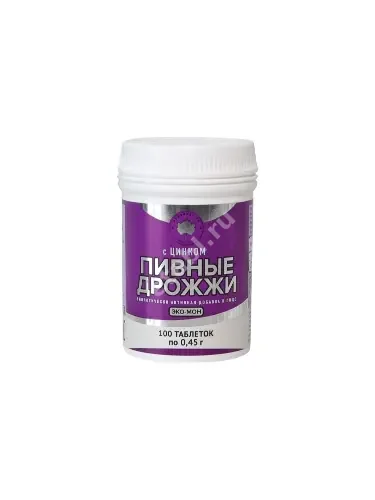 ДРОЖЖИ ПИВНЫЕ Цинк табл. (банк.) N100 (Свободный, РФ)
