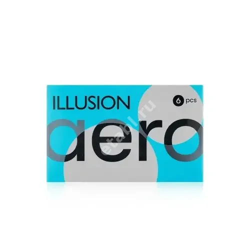 ЛИНЗЫ КОНТАКТНЫЕ Illusion Aero 6шт традиц 1мес дневн б/цв -0.75 8.6 (Чувон Инновейщн, РЕСПУБЛИКА КОРЕЯ)