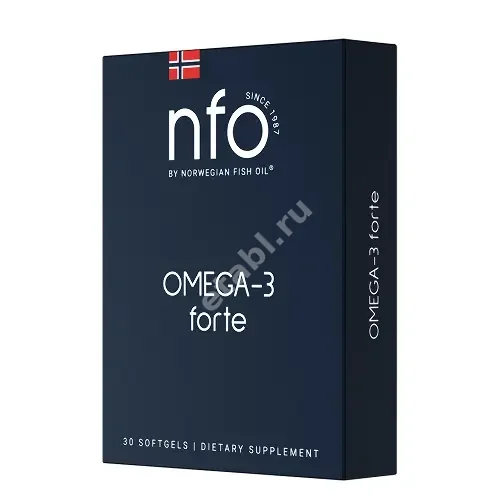 ОМЕГА-3 ФОРТЕ NFO капс. (блист.) 1.384г N30 (Фарматех, НОРВЕГИЯ)