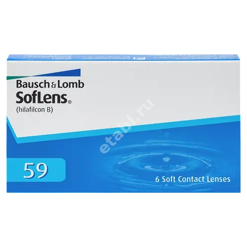 ЛИНЗЫ КОНТАКТНЫЕ Bausch+Lomb Soflens 59 6шт традиц 1мес дневн б/цв -4.75 8.6 (Бауш энд Ломб Инкорпорейтед, ИРЛАНДИЯ)