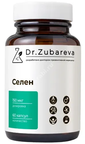 СЕЛЕН Др.Зубарева капс. 150мкг - 330г N60 (Биосинергия, РФ)