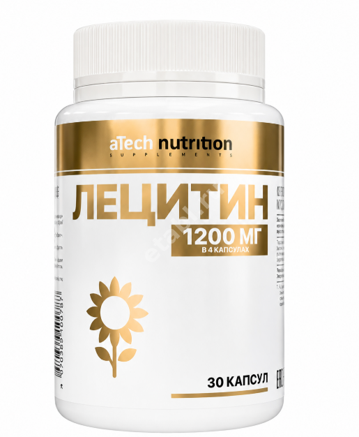 ЛЕЦИТИН Атеч Нутритион (aTech Nutrition) капс. 0.7г N30 (Арсенал Атлета, РФ)