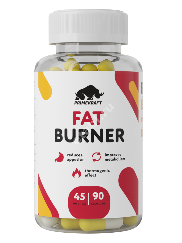 ЖИРОСЖИГАТЕЛЬ FAT BURNER ПраймКрафт (Primekraft) капс. 0.87г N90 (Прайм-Крафт, РФ)