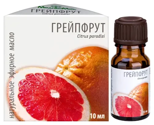 МАСЛО ЭФИРНОЕ Грейпфрут 10мл (МЕДИКОМЕД, РФ)