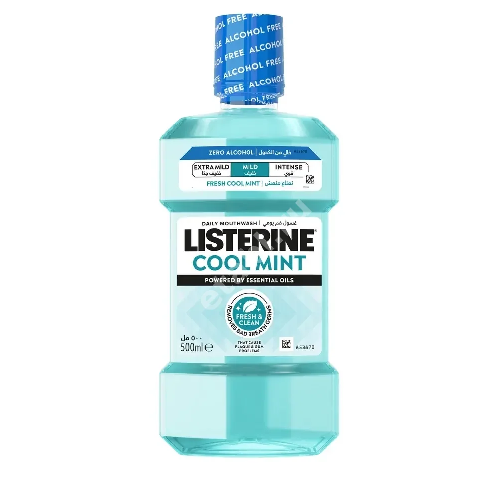 ЛИСТЕРИН ополаскиватель для полости рта Свежая мята 500мл (ДЖНС&ДЖНС, РФ/ИТАЛИЯ/ШВЕЙЦАРИЯ/ВЕЛИКОБРИТАНИЯ)