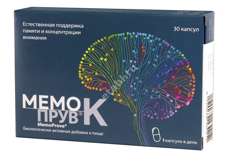 МЕМОПРУВ К капс. 0.43г N30 (Клоке Фарма-Сервис, ГЕРМАНИЯ)