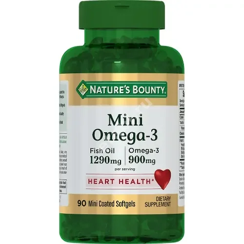 НЭЙЧЕС БАУНТИ Омега-3 капс. 0.95г N90 (ЭнЭйчЭс ЮЭс, США)