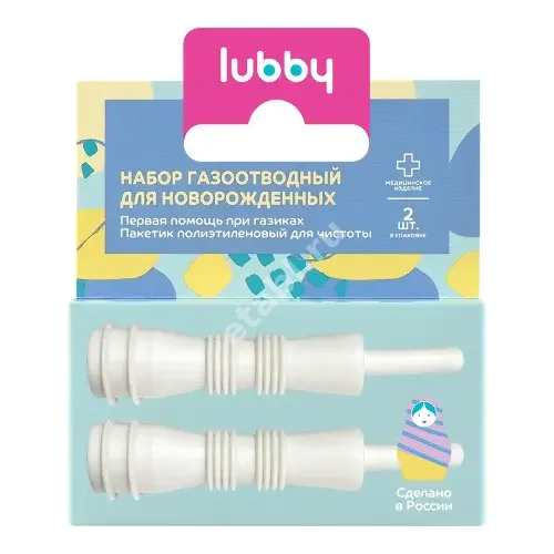ТРУБКА газоотводная д/новорожд. Lubby N2 (ИП Духарев Антон Андреевич, РФ)