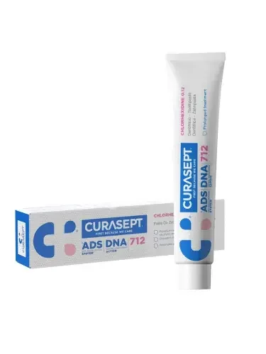 КУРАСЕПТ ADS DNA 712 зубная паста Хлоргексидин 0,12% 75мл (Курасепт С.п.а., ИТАЛИЯ)