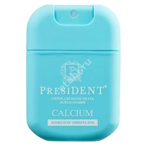 ПРЕЗИДЕНТ Calcium спрей для полости рта освеж 15мл Мятный бабл-гам (Премьер-Фарма , РФ)