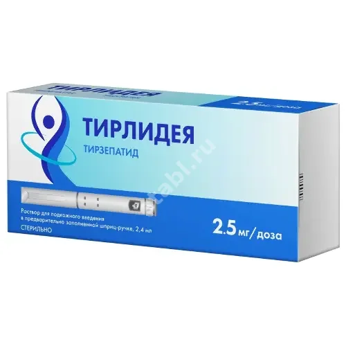 ТИРЛИДЕЯ р-р для п/к введ. (шприц-ручка) 2.5мг/доза - 2.4мл N1 + 4иглы (ФАРМАСИНТЕЗ, РФ)