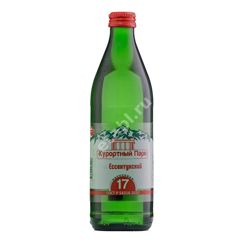 ВОДА МИНЕРАЛЬНАЯ Курортный Парк Нагутская N17 (бут. стекл.элит. евровинт) 0.45л (А. Юна, РФ)