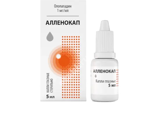 АЛЛЕНОКАП капли глазн. (фл.-кап.) 1% - 5мл N1 (Фармстандарт Лексредства, РФ)