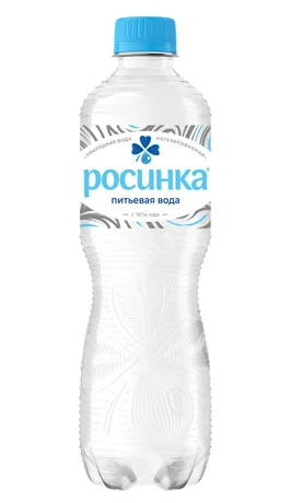 ВОДА ПИТЬЕВАЯ негаз. (бут. п/э) 0.5л (Росинка Завод, РФ)