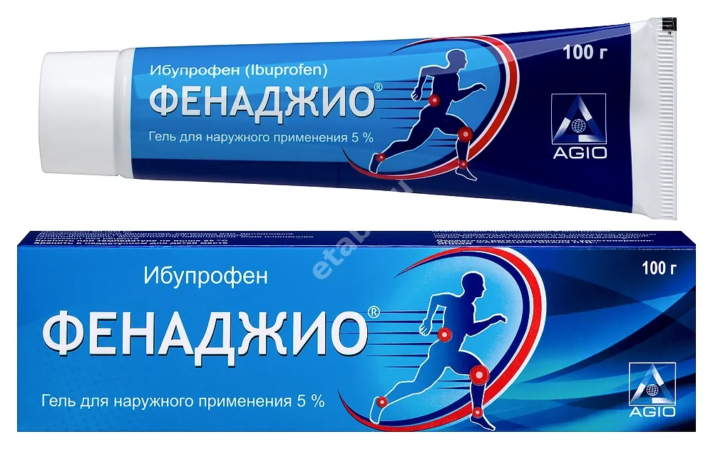 ФЕНАДЖИО гель (туба) 5% - 100г N1 (Аджио Фармацевтикалз, ИНДИЯ)