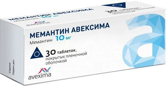 МЕМАНТИН табл. п.п.о. 10мг N30 (АВЕКСИМА, РФ)