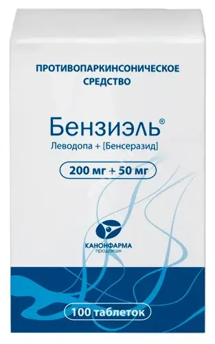 БЕНЗИЭЛЬ табл. 50мг+200мг N100 (КАНОНФАРМА, РФ)