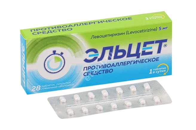 ЭЛЬЦЕТ табл. п.п.о. 5мг N28 (БИННОФАРМ, РФ)
