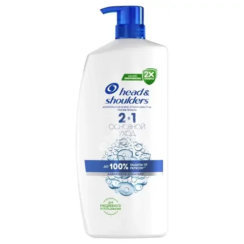 ХЭД ЭНД ШОЛДЕРС (HEAD & SHOULDERS) шампунь-бальзам от перхоти Основной уход 2в1 800мл (Проктер энд Гэмбл  ГмбХ, ФРАНЦИЯ)