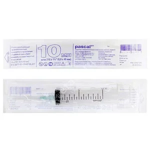 ШПРИЦ 10мл 3хкомп N1 (Паскаль Медикал, РФ)