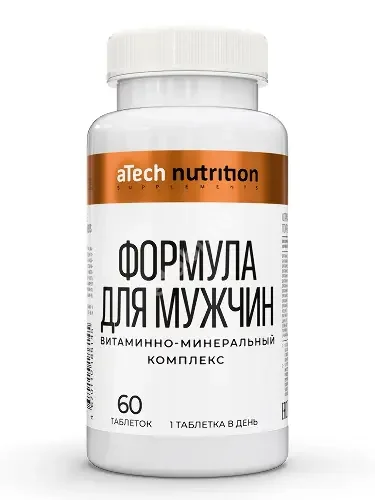 ВМК ДЛЯ МУЖЧИН Атеч Нутритион (aTech Nutrition) табл. 1.38г N60 (Арсенал Атлета, РФ)