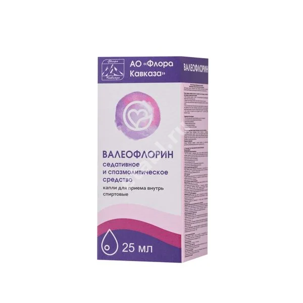 ВАЛЕОФЛОРИН капли внутр. спирт. (фл.) 25мл N1 (Флора Кавказа, РФ)