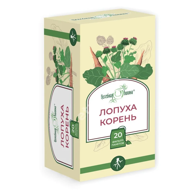 ЛОПУХА КОРЕНЬ (фильтр-пак.) 1.5г N20 (ФИТОФАРМ, РФ)